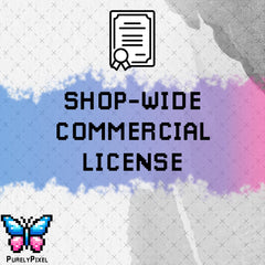 Shop-Wide Commercial License | PurelyPixels | Digital Download