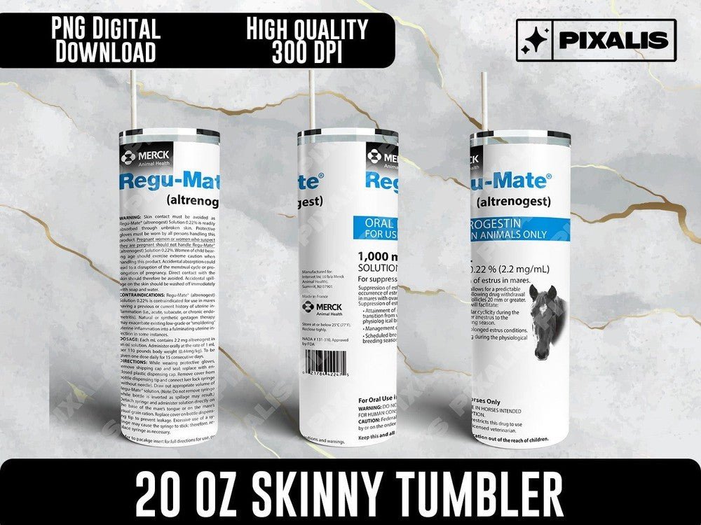 Novelty Regu-Mate Full Facts 20 oz Tumbler Label PNG for HUMOR ONLY | Pixalis | Digital Download