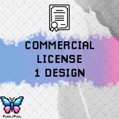 Commercial License for 1 Design | PurelyPixels | Digital Download