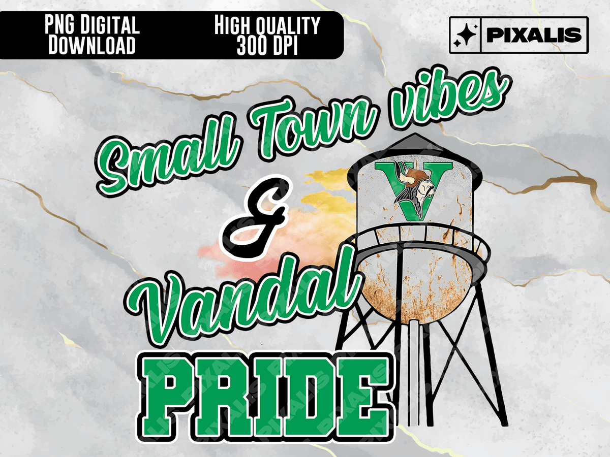 Custom - Small Town Vibes Vandal Pride PNG | Pixalis |